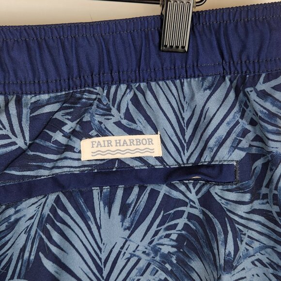 Fair Harbor Athletic Lined Shorts 8" Tropical Floral sz XXL - Picture 5 of 9